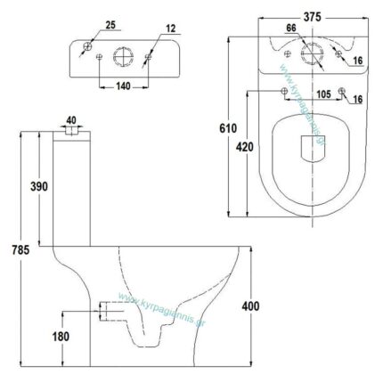 ΣΕΤ ΛΕΚΑΝΟΚΑΖΑΝΟ MAJORCA "P" 60αρι