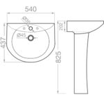 ΣΕΤ ΝΙΠΤΗΡΟΚΟΛΩΝΑ IOLKOS 54x44 PYRAMIS