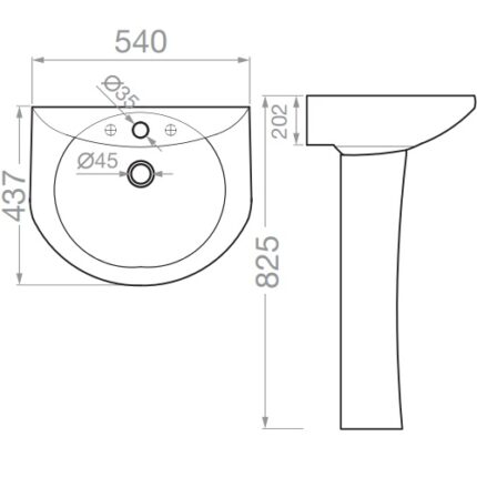 ΣΕΤ ΝΙΠΤΗΡΟΚΟΛΩΝΑ IOLKOS 54x44 PYRAMIS