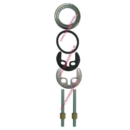 ΣΕΤ ΒΙΔΕΣ ΜΠΑΤΑΡΙΩΝ με 2 βίδες, λάστιχο, πεταλο και ροζέτα