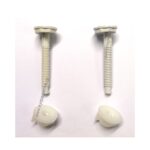 ΣΕΤ πλαστικά στηρίγματα ΚΑΛΥΜΜΑΤΩΝ (βίδες καπακίων 80mm - στρόγγυλο κεφάλι)