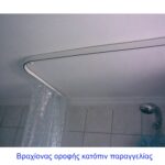 ΣΙΔΗΡΟΔΡΟΜΟΣ κουρτίνας μπάνιου