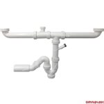 ΣΙΦΟΝ ΝΕΡΟΧΥΤΗ ΚΟΥΖΙΝΑΣ 3πλο ΧΩΡΙΣ ΒΑΛΒΙΔΕΣ, ΜΕ ΠΑΡΟΧΗ ΠΛΥΝΤΗΡΙΟΥ