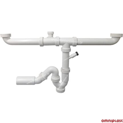 ΣΙΦΟΝ ΝΕΡΟΧΥΤΗ ΚΟΥΖΙΝΑΣ 3πλο ΧΩΡΙΣ ΒΑΛΒΙΔΕΣ, ΜΕ ΠΑΡΟΧΗ ΠΛΥΝΤΗΡΙΟΥ