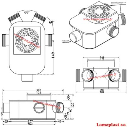 ΣΙΦΟΝ ΔΑΠΕΔΟΥ ΓΙΓΑΣ ΜΠΑΝΙΟΥ SD-2 Lamaplast