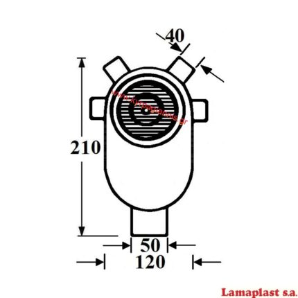 ΣΙΦΟΝ ΔΑΠΕΔΟΥ ΜΠΑΝΙΟΥ SD-1 Lamaplast