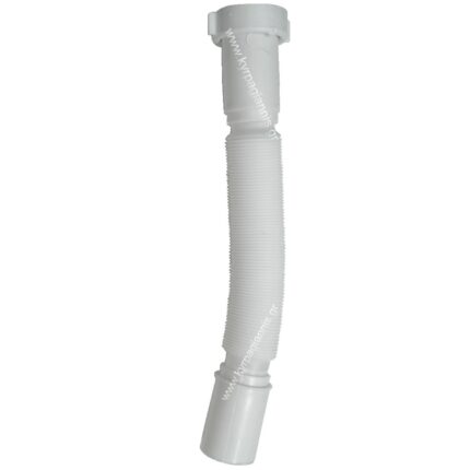 ΣΙΦΟΝ κουζίνας Φ40 σπαστό λευκό με ροζέτα