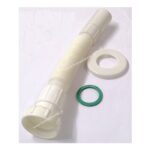 ΣΙΦΟΝ κουζίνας Φ40 σπαστό λευκό με ροζέτα