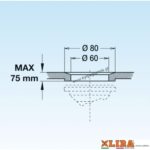 ΣΙΦΟΝ LIRA κουζίνας 2πλό με παροχή πλυντηρίου
