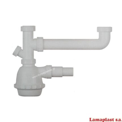 Σιφόν Κουζίνας Νο445 2πλό με παροχή