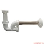 ΣΙΦΟΝ SK-1B νιπτήρος κολωνάτο (χωρίς βαλβίδα) lamaplast