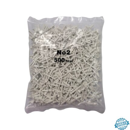 ΣΤΑΥΡΟΙ ΠΛΑΚΙΔΙΩΝ 2mm (συσκευασία 500 τεμαχίων)