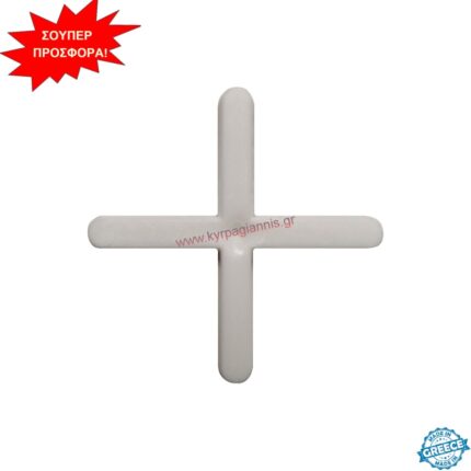 ΣΤΑΥΡΟΙ ΠΛΑΚΙΔΙΩΝ 4mm (συσκευασία 500 τεμαχίων)