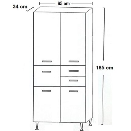 ΣΤΗΛΗ ΜΠΑΝΙΟΥ LIV MDF