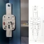 Στήλη Ντουζ με Υδρομασάζ MY-6170 γωνίας