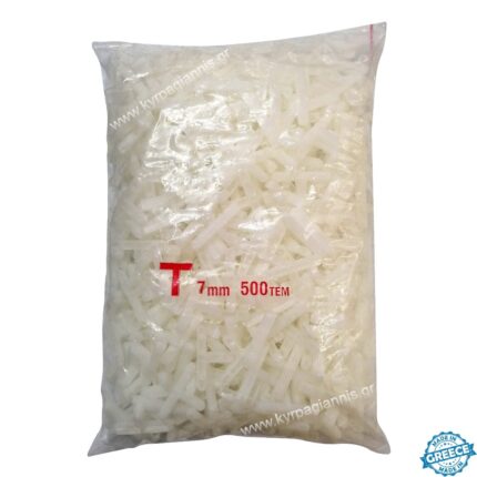 ΤΑΦ ΠΛΑΚΙΔΙΩΝ 7mm (συσκευασία 500 τεμαχίων)