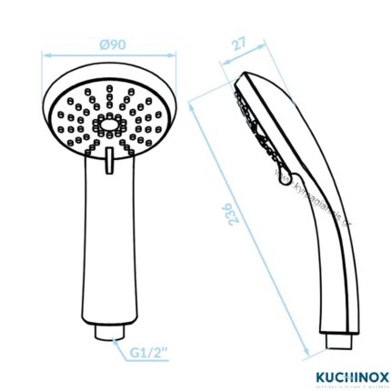 ΤΗΛΕΦΩΝΟ CENTO black 3ροών(KUCHINOX)