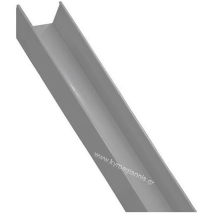 ΠΕΡΙΜΕΤΡΙΚΟ ΠΡΟΦΙΛ υαλότουβλων 6m γκρι