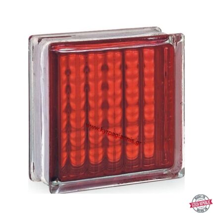 ΥΑΛΟΤΟΥΒΛΟ ΡΙΓΕ ΚΟΚΚΙΝΟ 19x19x8 τσεχίας