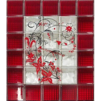 ΥΑΛΟΤΟΥΒΛΟ ΡΙΓΕ ΚΟΚΚΙΝΟ 19x19x8 τσεχίας