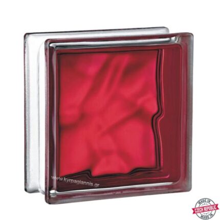 ΥΑΛΟΤΟΥΒΛΟ ΣΥΝΝΕΦΟ ΚΟΚΚΙΝΟ 19x19x8 τσεχίας