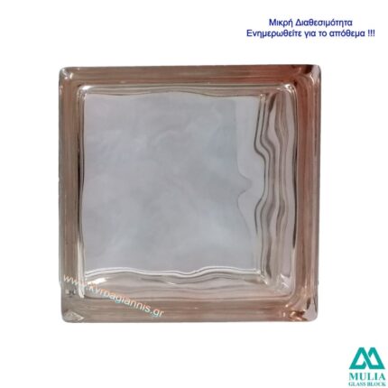 ΥΑΛΟΤΟΥΒΛΟ ΣΥΝΝΕΦΟ ΡΟΖ ανοιχτό 19x19x8 ινδονησίας