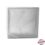 ΥΑΛΟΤΟΥΒΛΟ ΣΥΝΝΕΦΟ ΣΑΤΙΝΕ ΑΜΜΟΥ ΛΕΥΚΟ 19x19x8 τσεχίας