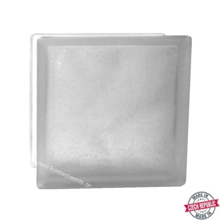 ΥΑΛΟΤΟΥΒΛΟ ΣΥΝΝΕΦΟ ΣΑΤΙΝΕ ΑΜΜΟΥ ΛΕΥΚΟ 19x19x8 τσεχίας