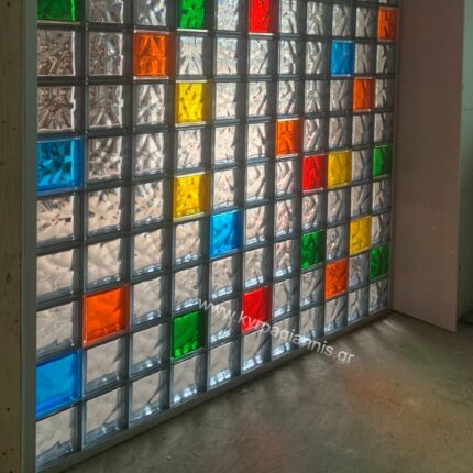 ΥΑΛΟΤΟΥΒΛΟ ΣΥΝΝΕΦΟ ΣΚΟΥΡΟ ΠΡΑΣΙΝΟ 19x19x8 τσεχίας