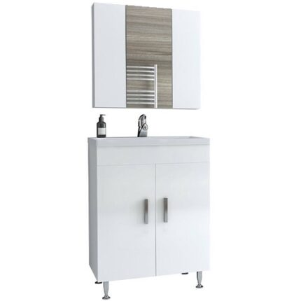 Έπιπλο Μπάνιου Roma 60 white laminate