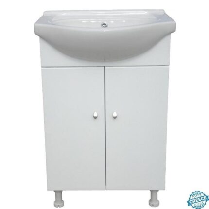 Έπιπλο Μπάνιου Ecoline 85 white mdf