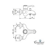 Μπαταρία Λουτρού Tiffany (EMMEVI)