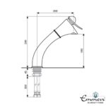 Μπαταρία Νιπτήρος Cheope ψηλή