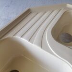 Νεροχύτης Κουζίνας 711 Γωνιακός Cappuccino 3πλός