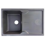 Νεροχύτης Κουζίνας Porto Carbon 78x50