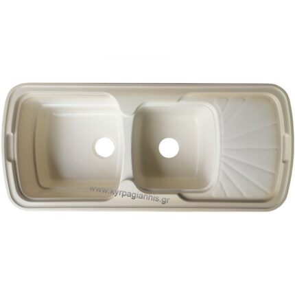 Νεροχύτης Κουζίνας 700 Cappuccino 114x50 Συνθετικός