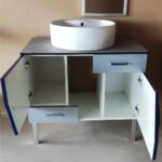 Έπιπλο Μπάνιου Μήλος 80 μπλε mdf