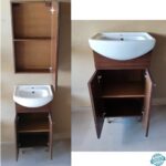 Έπιπλο Μπάνιου Καρυδί 45 σετ mdf