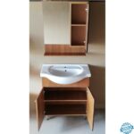 Έπιπλο Μπάνιου Καρυδί 75b σετ mdf