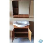 Έπιπλο Μπάνιου Καρυδί 75 σετ mdf