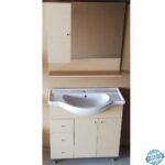 Έπιπλο Μπάνιου Σημύδα 85 σετ mdf