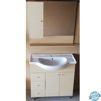 Έπιπλο Μπάνιου Σημύδα 85 σετ mdf