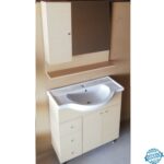 Έπιπλο Μπάνιου Σημύδα 85 σετ mdf