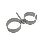 Στήριγμα 2πλό 2" σιδηροσωλήνα γαλβανιζέ με βίδα και παξιμάδια