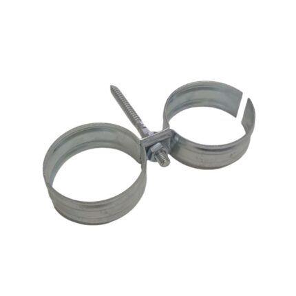 Στήριγμα 2πλό 2" σιδηροσωλήνα γαλβανιζέ με βίδα και παξιμάδια