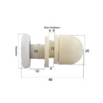 Ροδάκι Καμπίνας Μπάνιου 25mm Α3 Έκκεντρο