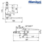 ΠΟΔΟΒΑΛΒΙΔΑ ΤΟΙΧΟΥ-ΠΑΤΩΜΑΤΟΣ (4050590000)