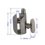 Ροδάκι Καμπίνας Μπάνιου 25mm A26 lower