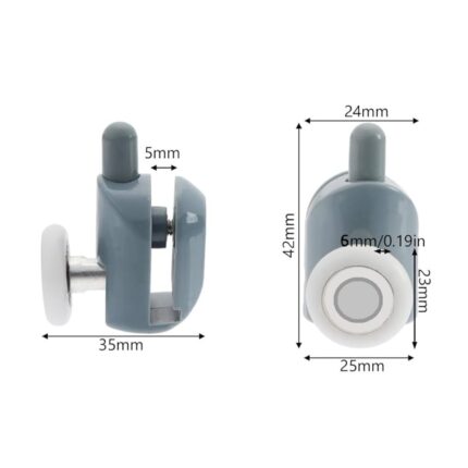 Ροδάκι Καμπίνας Μπάνιου 23mm HS001 lower