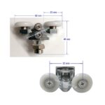 Ροδάκι Καμπίνας Μπάνιου 23mm HS057
